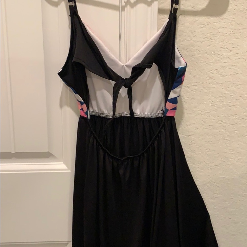 Geo print dress